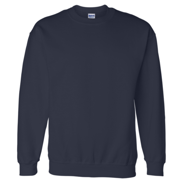 Gildan Unisex DryBlend® Crewneck Sweatshirt, Navy, Front view