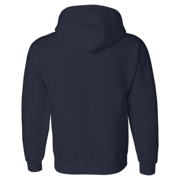 Gildan Unisex DryBlend® Hooded Sweatshirt, Navy, Back view