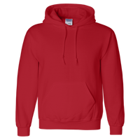 Gildan Unisex DryBlend® Hooded Sweatshirt, Red, Front view