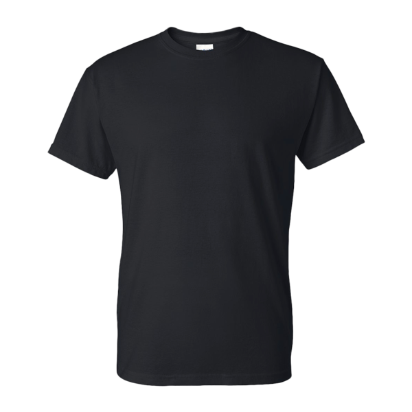 Gildan Unisex DryBlend® T-Shirt, Black, Front view