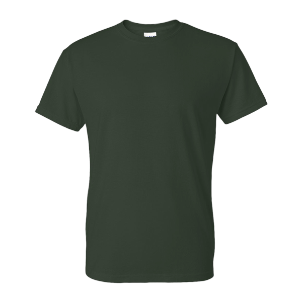 Gildan Unisex DryBlend® T-Shirt, Forest Green, Front view