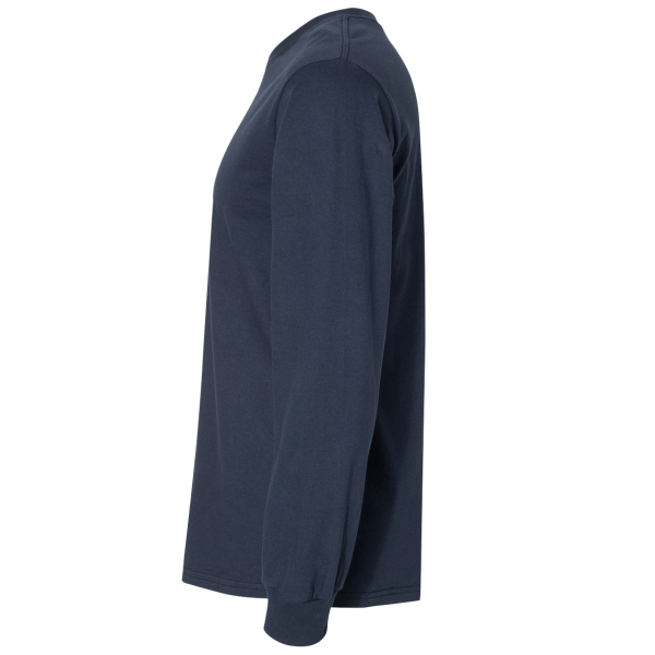 Gildan Unisex Hammer™ Long Sleeve T-Shirt, Dark Navy, Left Sleeve view
