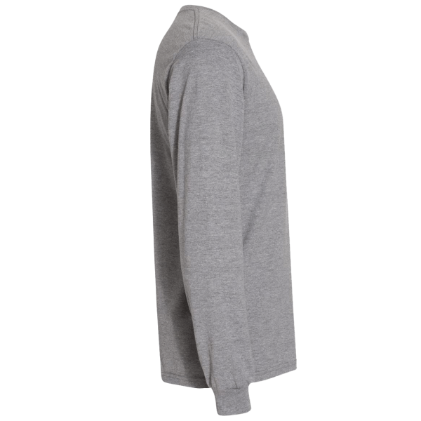 Gildan Unisex Hammer™ Long Sleeve T-Shirt, Graphite Heather, Right Sleeve view