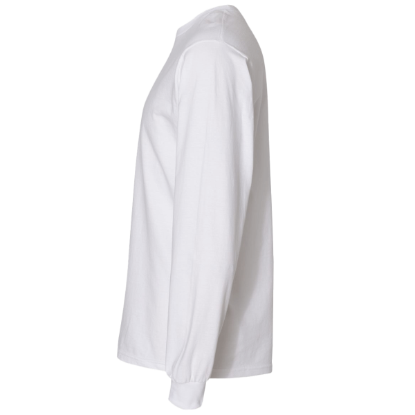 Gildan Unisex Hammer™ Long Sleeve T-Shirt, White, Left Sleeve view