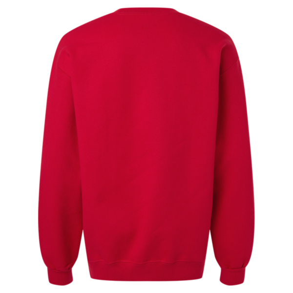 Gildan Unisex Hammer™ Maxweight Crewneck Sweatshirt, Cherry Red, Back view
