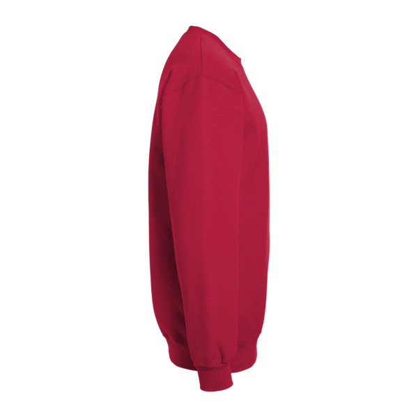 Gildan Unisex Hammer™ Maxweight Crewneck Sweatshirt, Cherry Red, Right Sleeve view
