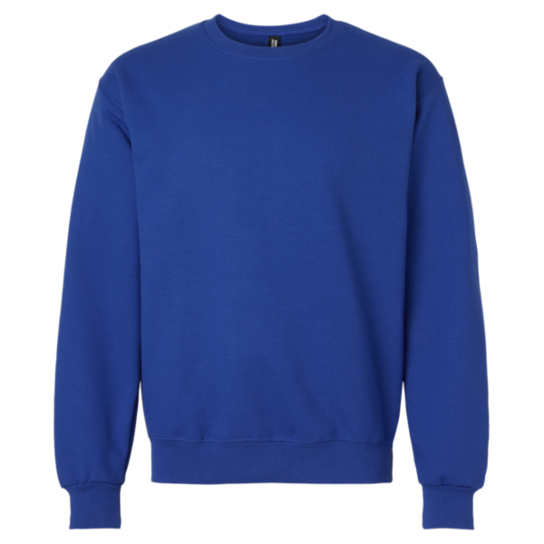 Gildan Unisex Hammer™ Maxweight Crewneck Sweatshirt, Deep Royal, Front view