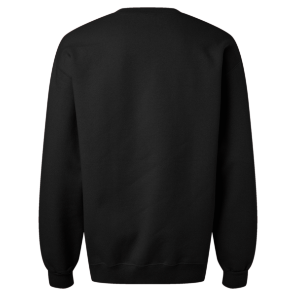 Gildan Unisex Hammer™ Maxweight Crewneck Sweatshirt, Pitch Black, Back view