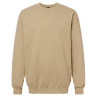Gildan Unisex Hammer™ Maxweight Crewneck Sweatshirt, Tan, Front view