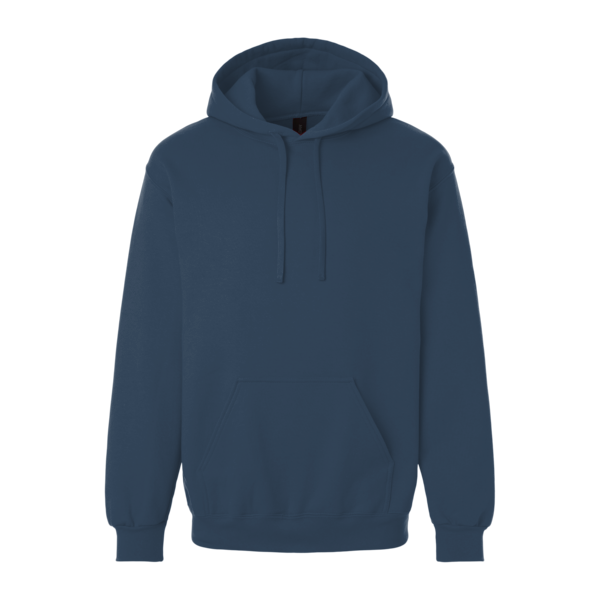 Gildan Unisex Hammer™ Maxweight Hooded Sweatshirt, Blue Dusk, Front view