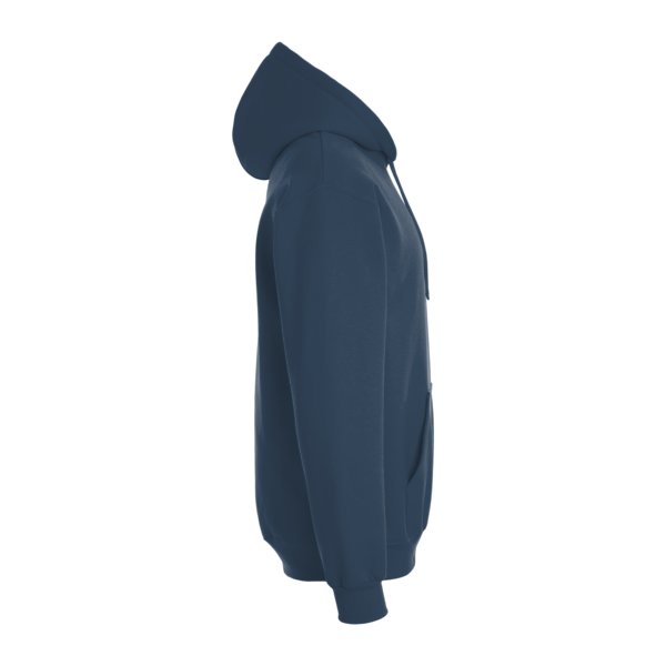 Gildan Unisex Hammer™ Maxweight Hooded Sweatshirt, Blue Dusk, Right Sleeve view