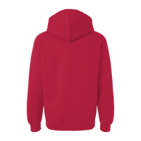 Gildan Unisex Hammer™ Maxweight Hooded Sweatshirt, Cherry Red, Back view