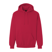 Gildan Unisex Hammer™ Maxweight Hooded Sweatshirt, Cherry Red, Front view