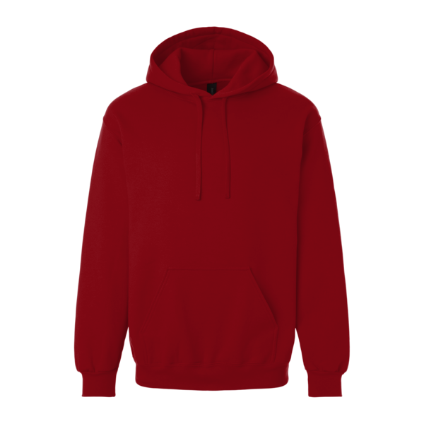 Gildan Unisex Hammer™ Maxweight Hooded Sweatshirt, Garnet, Front view