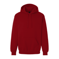 Gildan Unisex Hammer™ Maxweight Hooded Sweatshirt, Garnet, Front view