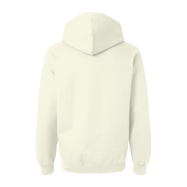 Gildan Unisex Hammer™ Maxweight Hooded Sweatshirt, Off White, Back view