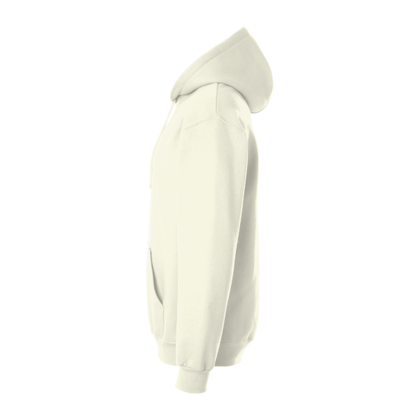 Gildan Unisex Hammer™ Maxweight Hooded Sweatshirt, Off White, Left Sleeve view