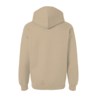 Gildan Unisex Hammer™ Maxweight Hooded Sweatshirt, Tan, Back view