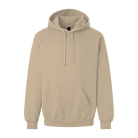 Gildan Unisex Hammer™ Maxweight Hooded Sweatshirt, Tan, Front view