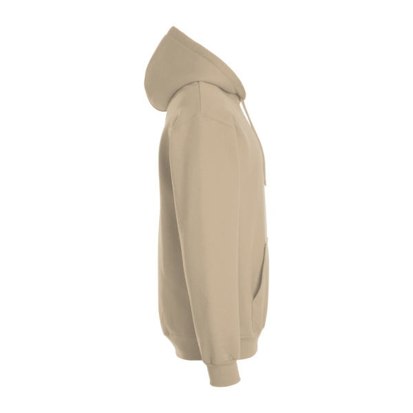 Gildan Unisex Hammer™ Maxweight Hooded Sweatshirt, Tan, Right Sleeve view