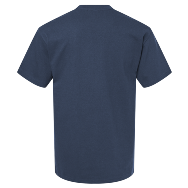 Gildan Unisex Hammer™ Maxweight T-Shirt, Blue Dusk, Back view