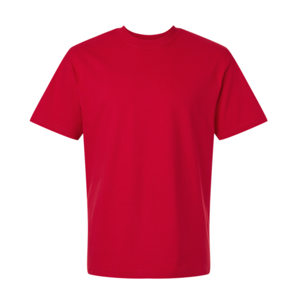 Gildan Unisex Hammer™ Maxweight T-Shirt, Cherry Red, Front view