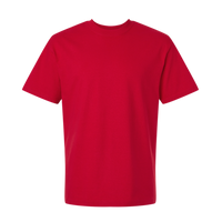 Gildan Unisex Hammer™ Maxweight T-Shirt, Cherry Red, Front view