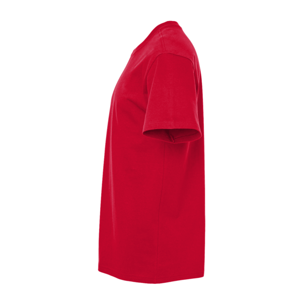 Gildan Unisex Hammer™ Maxweight T-Shirt, Cherry Red, Left Sleeve view