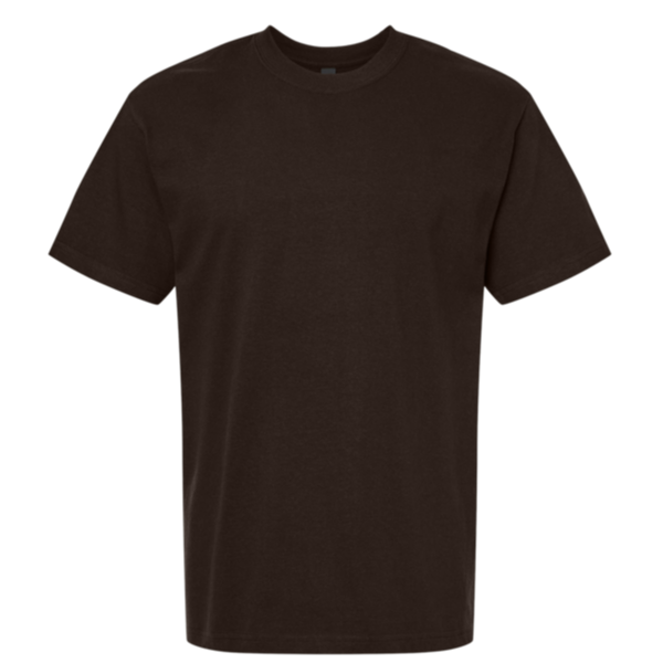 Gildan Unisex Hammer™ Maxweight T-Shirt, Dark Chocolate, Front view