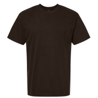 Gildan Unisex Hammer™ Maxweight T-Shirt, Dark Chocolate, Front view