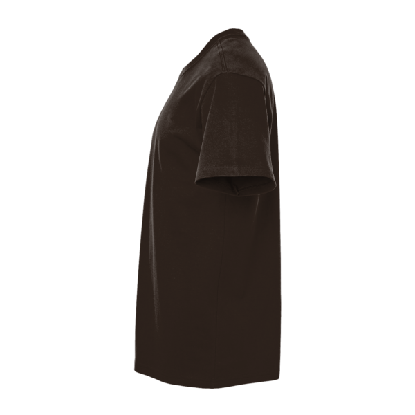 Gildan Unisex Hammer™ Maxweight T-Shirt, Dark Chocolate, Left Sleeve view
