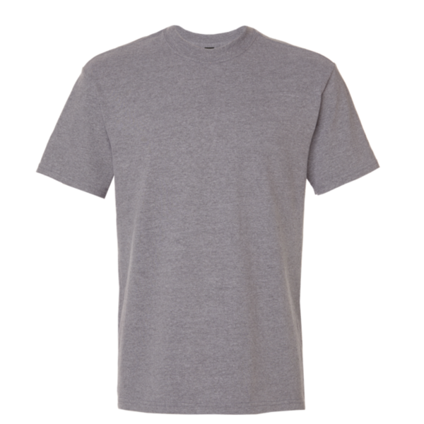 Gildan Unisex Hammer™ Maxweight T-Shirt, Graphite Heather, Front view