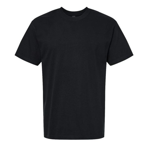 Gildan Unisex Hammer™ Maxweight T-Shirt, Pitch Black, Front view