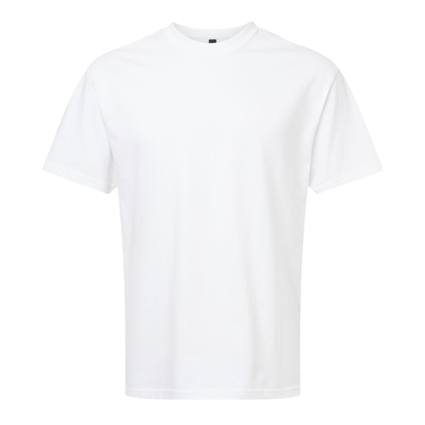 Gildan Unisex Hammer™ Maxweight T-Shirt, White, Front view