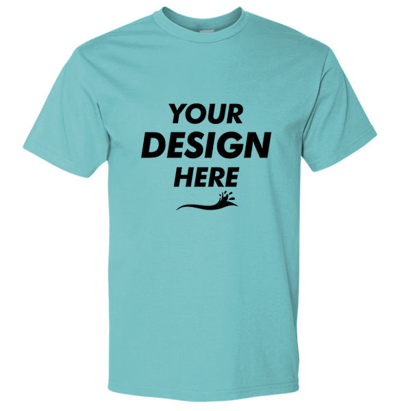 Gildan Unisex Hammer™ T-Shirt, Chalky Mint, Front view, Mockup