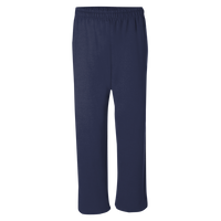 Gildan Unisex Heavy Blend™ Open-Bottom Sweatpants, Navy, Front view