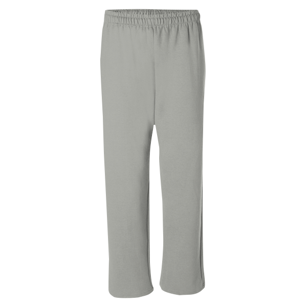 Gildan Unisex Heavy Blend™ Open-Bottom Sweatpants, Sport Grey, Front view