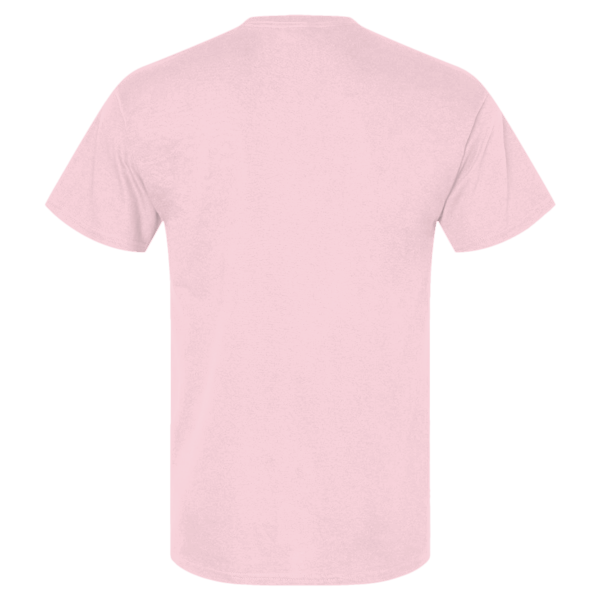 Gildan Unisex Light Cotton T-Shirt, Light Pink / Light Pink, Back view