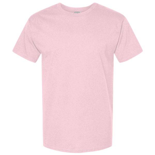 Gildan Unisex Light Cotton T-Shirt, Light Pink / Light Pink, Front view