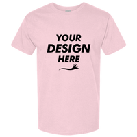 Gildan Unisex Light Cotton T-Shirt, Light Pink / Light Pink, Front view, Mockup