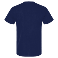 Gildan Unisex Light Cotton T-Shirt, Navy / Navy, Back view