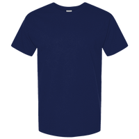 Gildan Unisex Light Cotton T-Shirt, Navy / Navy, Front view
