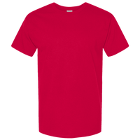 Gildan Unisex Light Cotton T-Shirt, Red / Red, Front view
