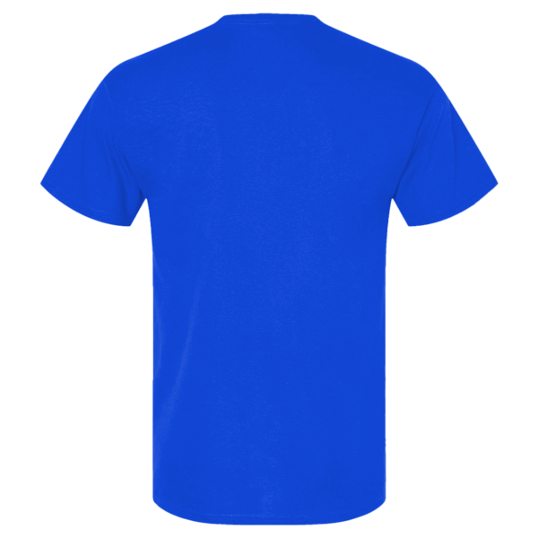 Gildan Unisex Light Cotton T-Shirt, Royal / Royal, Back view