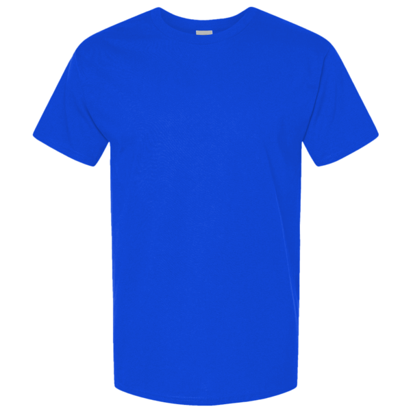 Gildan Unisex Light Cotton T-Shirt, Royal / Royal, Front view