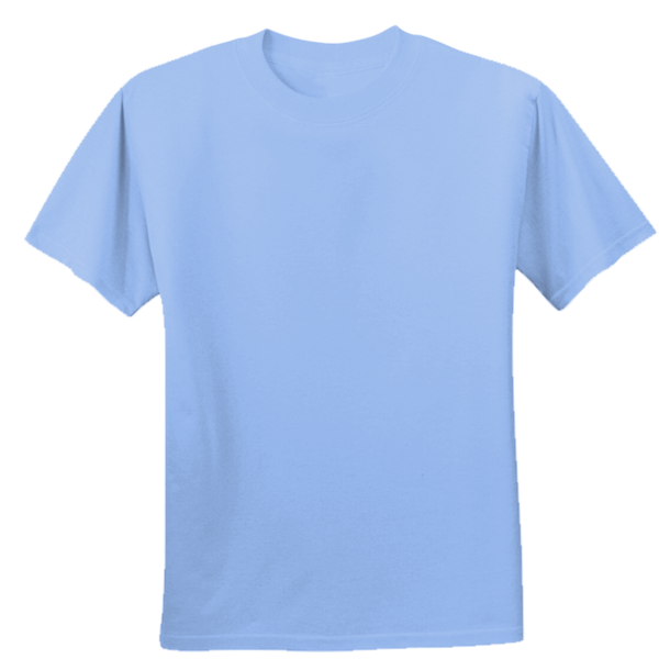 Gildan Unisex Performance® T-Shirt, Carolina Blue, Front view