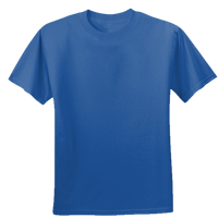 Gildan Unisex Performance® T-Shirt, Royal, Front view