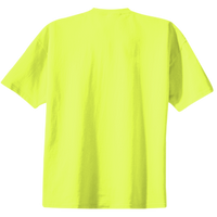 Gildan Unisex Performance® T-Shirt, Safety Green, Back view