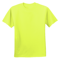 Gildan Unisex Performance® T-Shirt, Safety Green, Front view