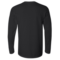 Gildan Unisex Softstyle® Long Sleeve T-Shirt, Black, Back view